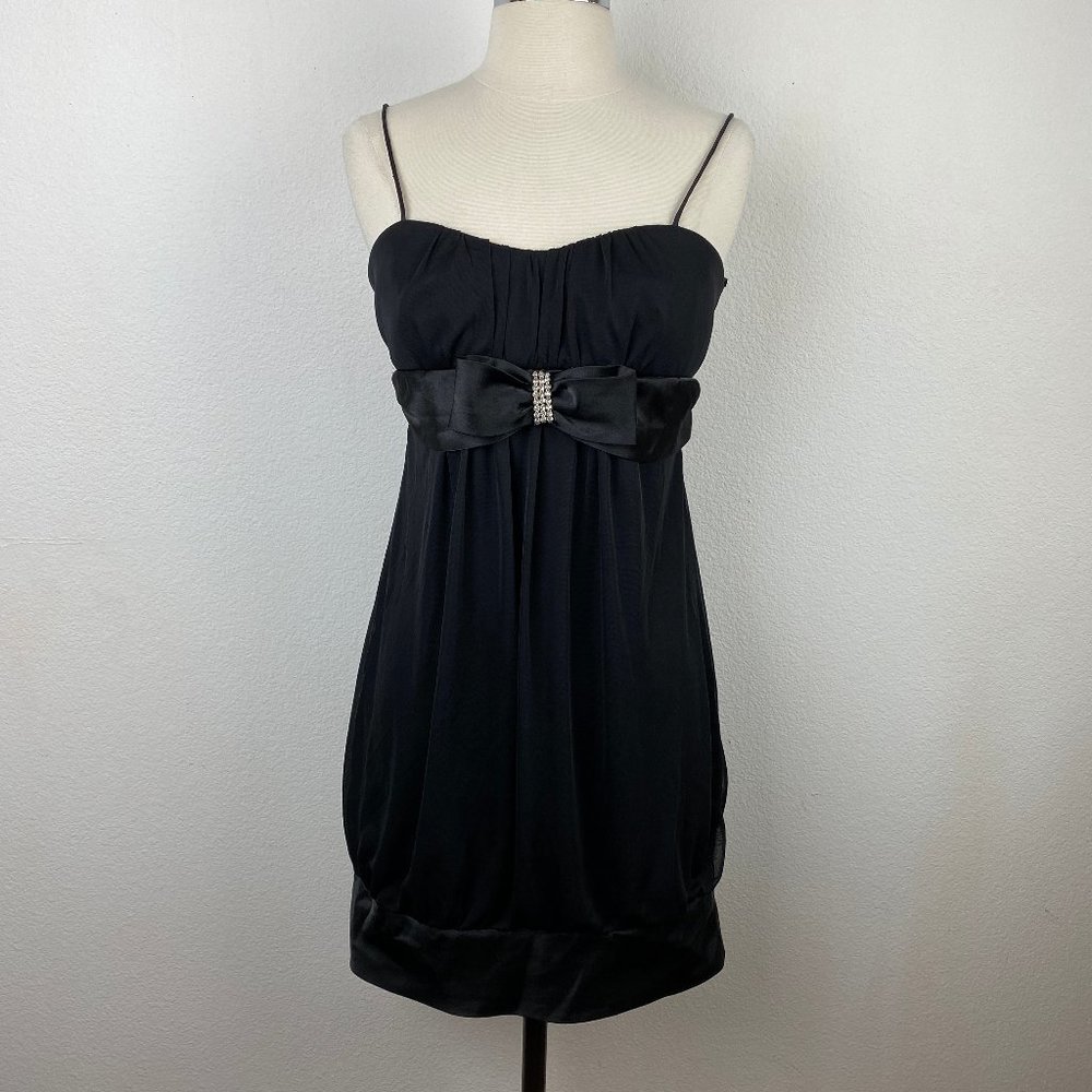 Roberta Black Party Dress Bubble Mini Cocktail M